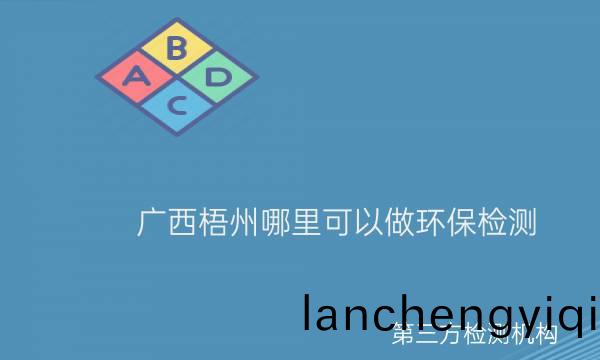 廣(guang)西梧州哪(na)裏(li)可(ke)以做(zuo)環境(jing)檢(jian)測